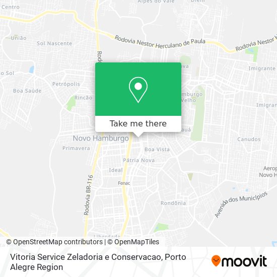 Mapa Vitoria Service Zeladoria e Conservacao