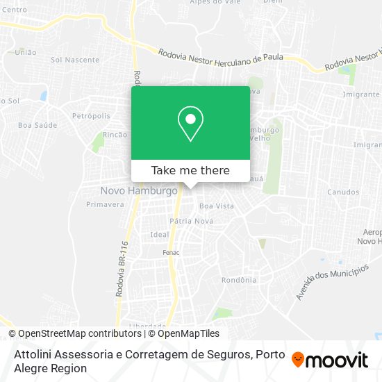 Mapa Attolini Assessoria e Corretagem de Seguros