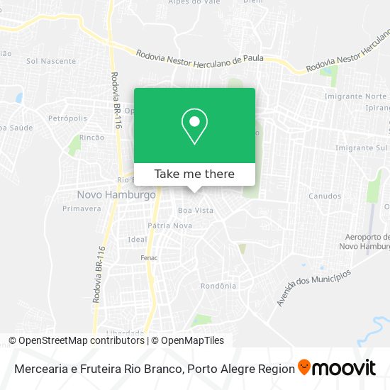 Mercearia e Fruteira Rio Branco map