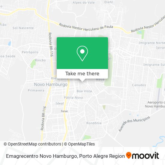 Emagrecentro Novo Hamburgo map