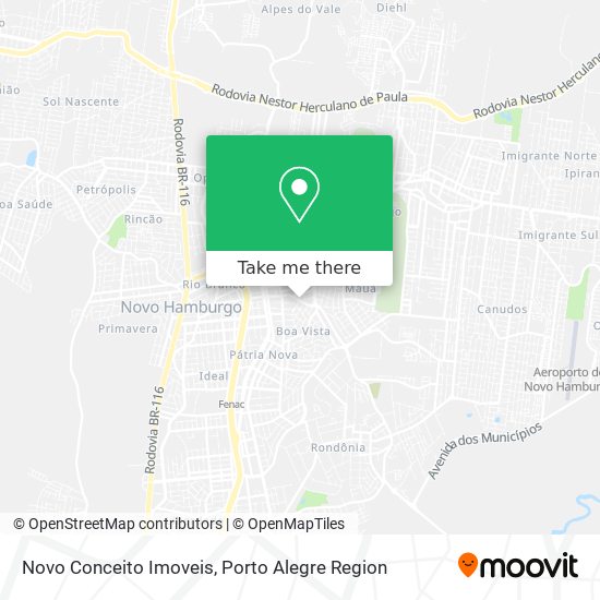 Mapa Novo Conceito Imoveis