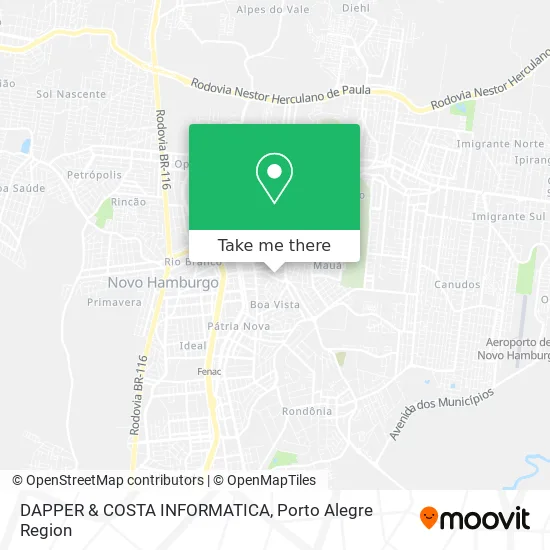 DAPPER & COSTA INFORMATICA map