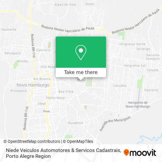 Niede Veiculos Automotores & Servicos Cadastrais map