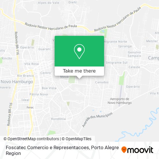 Foscatec Comercio e Representacoes map
