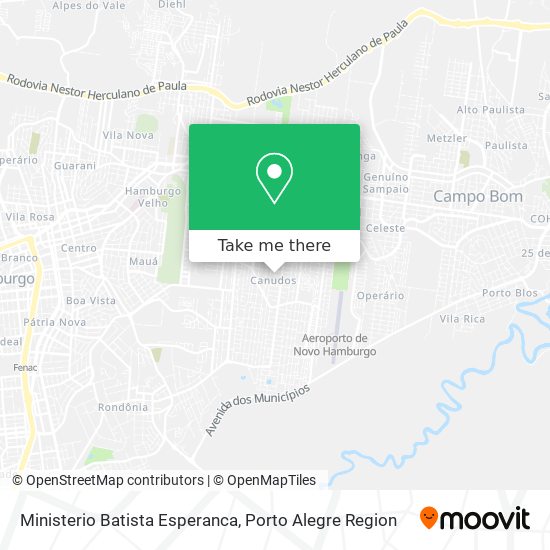 Ministerio Batista Esperanca map
