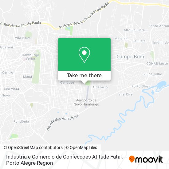Industria e Comercio de Confeccoes Atitude Fatal map