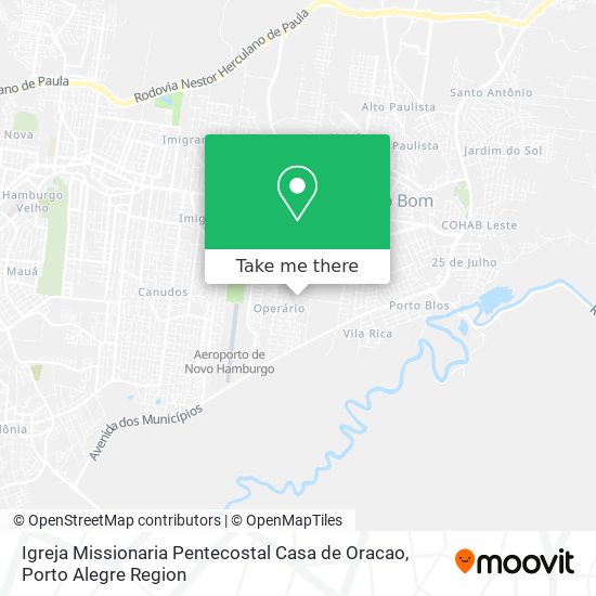 Igreja Missionaria Pentecostal Casa de Oracao map