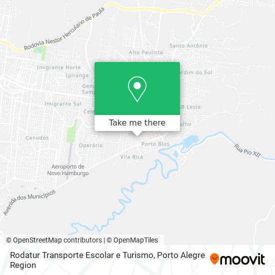 Rodatur Transporte Escolar e Turismo map