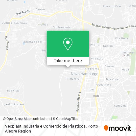 Vecplast Industria e Comercio de Plasticos map