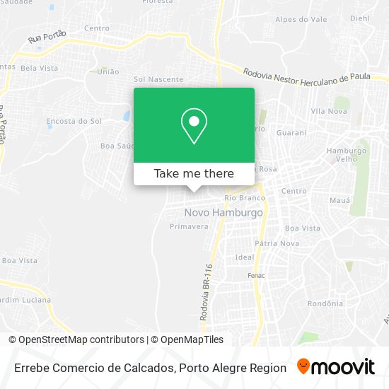 Errebe Comercio de Calcados map