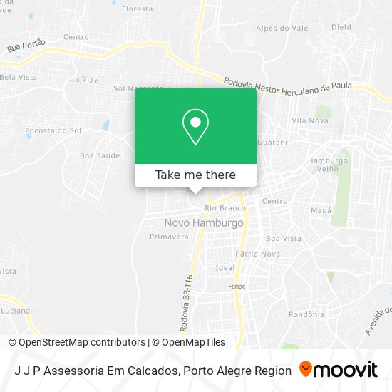 J J P Assessoria Em Calcados map