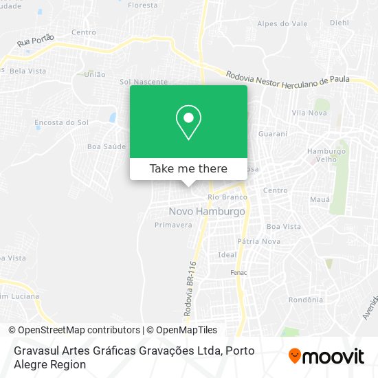 Gravasul Artes Gráficas Gravações Ltda map