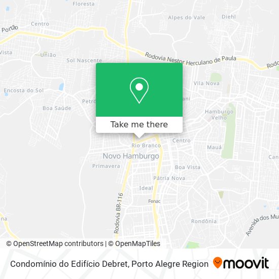 Condomínio do Edifício Debret map