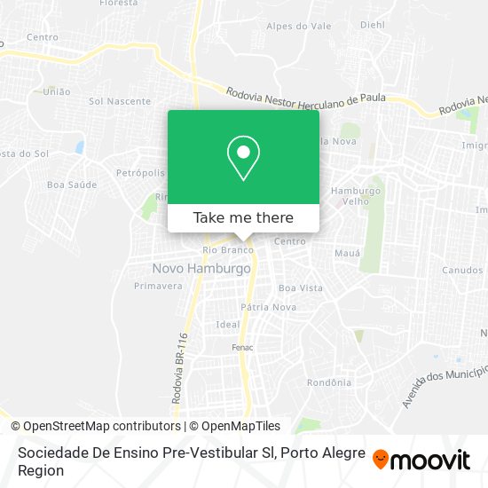 Sociedade De Ensino Pre-Vestibular Sl map