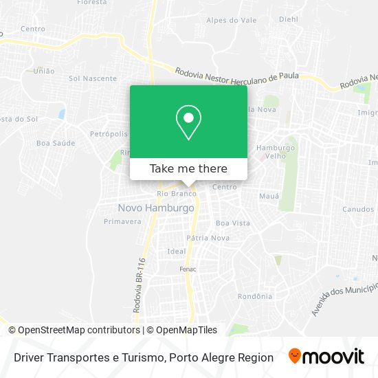 Driver Transportes e Turismo map