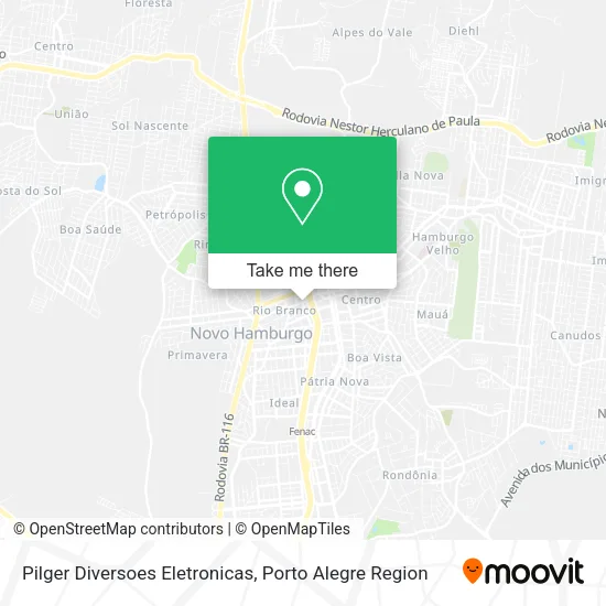 Pilger Diversoes Eletronicas map