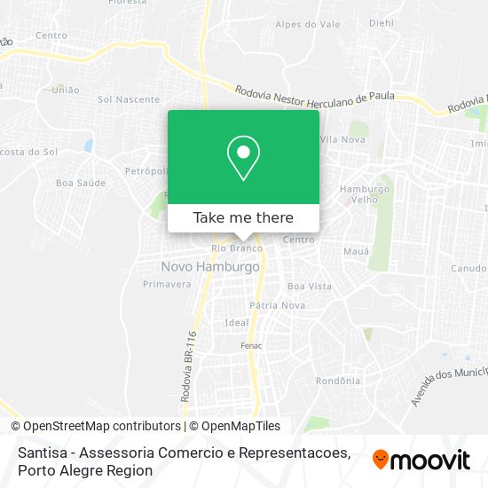 Mapa Santisa - Assessoria Comercio e Representacoes