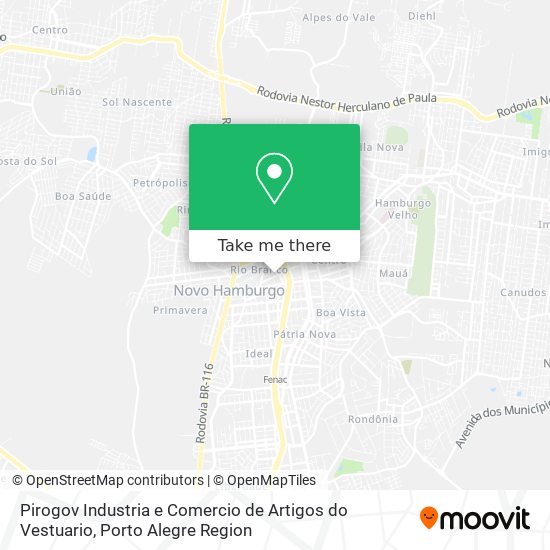 Pirogov Industria e Comercio de Artigos do Vestuario map