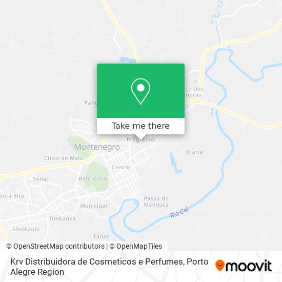 Krv Distribuidora de Cosmeticos e Perfumes map