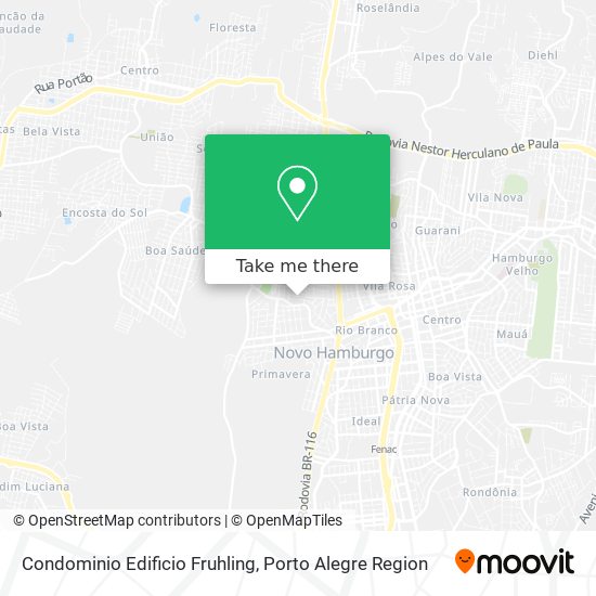 Condominio Edificio Fruhling map