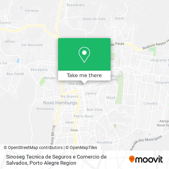 Sinoseg Tecnica de Seguros e Comercio de Salvados map