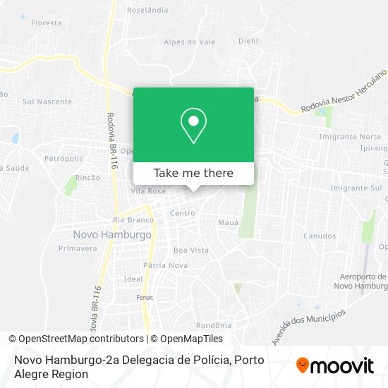 Novo Hamburgo-2a Delegacia de Polícia map