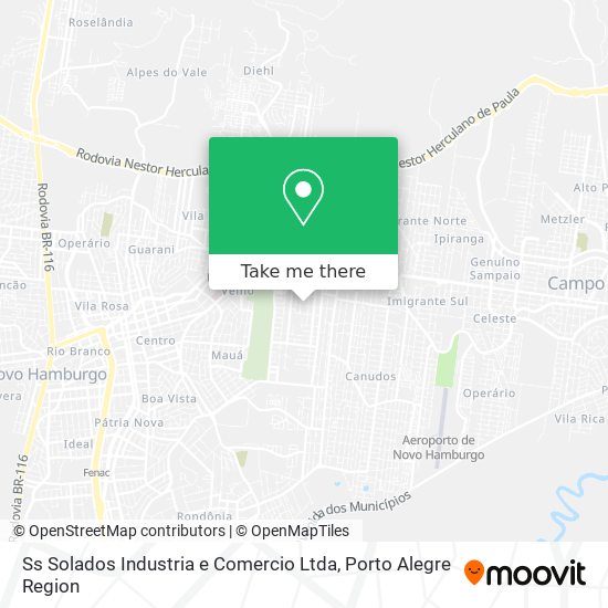 Ss Solados Industria e Comercio Ltda map