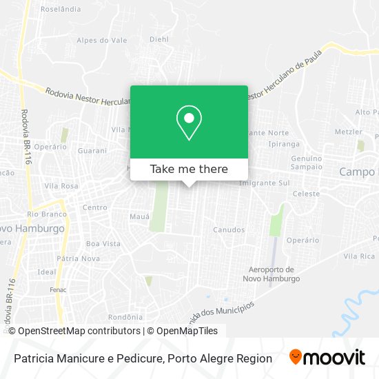 Patricia Manicure e Pedicure map