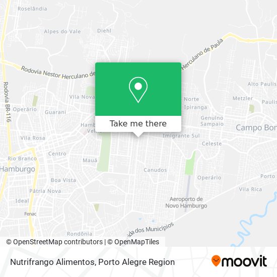 Nutrifrango Alimentos map