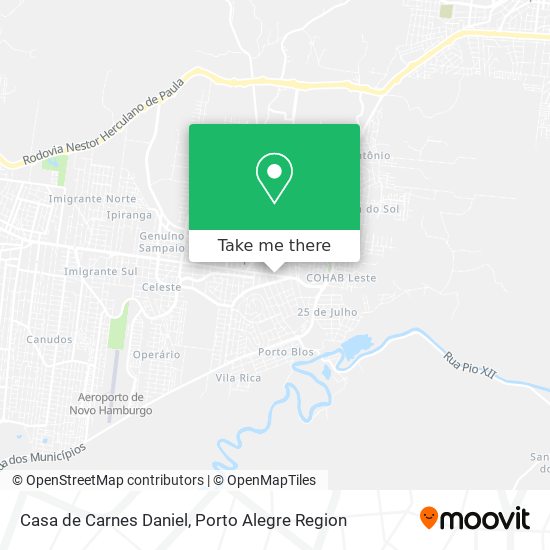 Casa de Carnes Daniel map