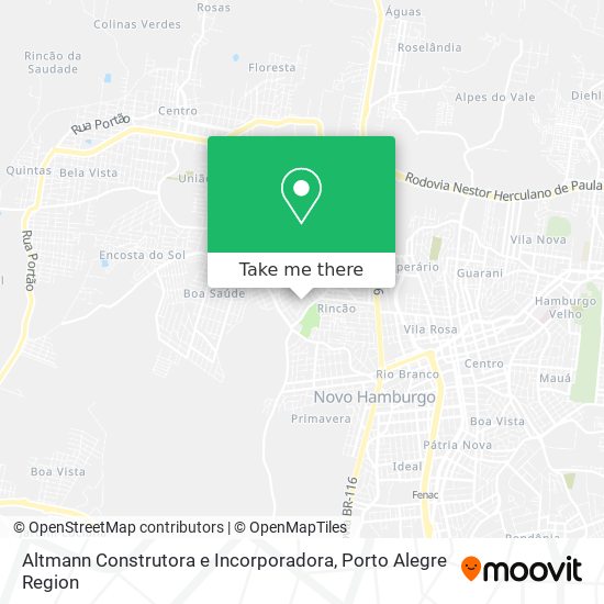 Altmann Construtora e Incorporadora map