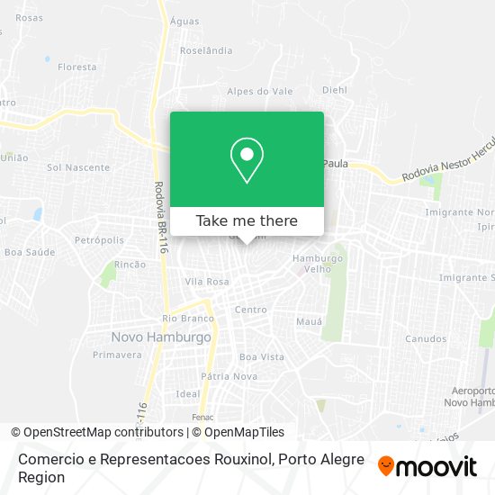 Comercio e Representacoes Rouxinol map