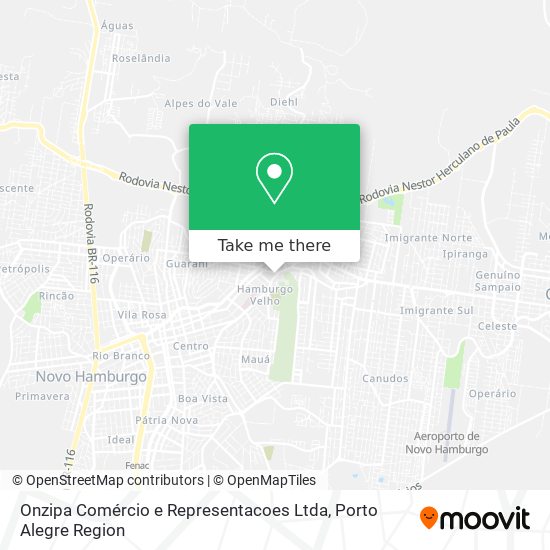 Onzipa Comércio e Representacoes Ltda map