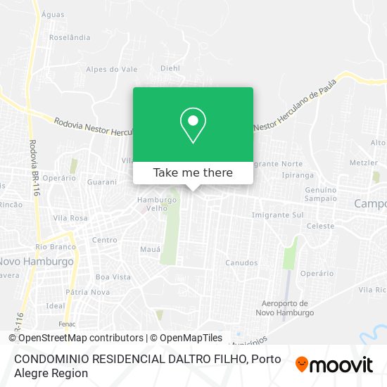 Mapa CONDOMINIO RESIDENCIAL DALTRO FILHO