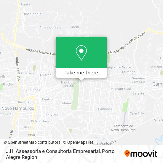 J.H. Assessoria e Consultoria Empresarial map