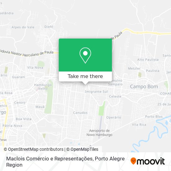 Maclois Comércio e Representações map