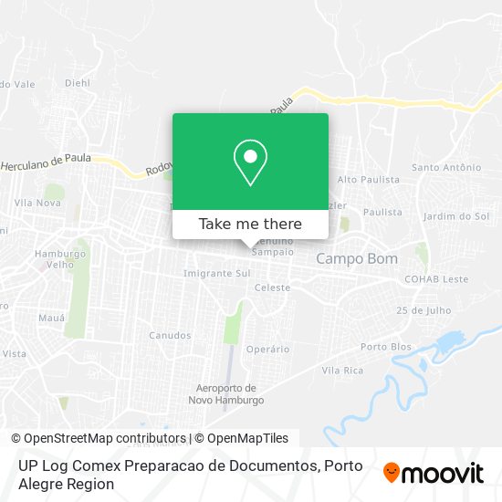 UP Log Comex Preparacao de Documentos map