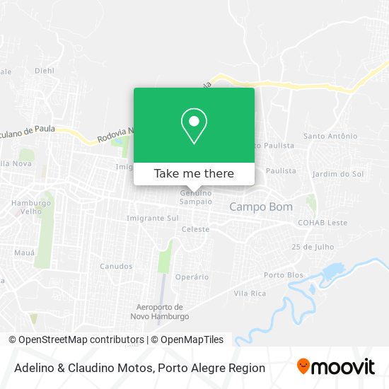 Adelino & Claudino Motos map