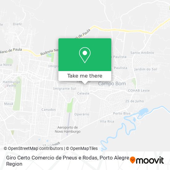 Giro Certo Comercio de Pneus e Rodas map