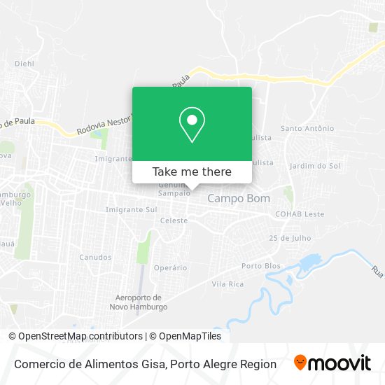Comercio de Alimentos Gisa map