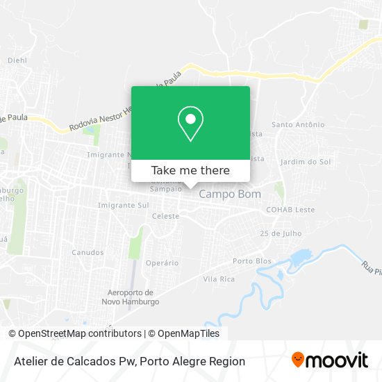 Atelier de Calcados Pw map