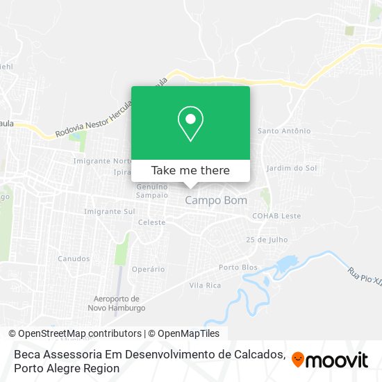 Beca Assessoria Em Desenvolvimento de Calcados map