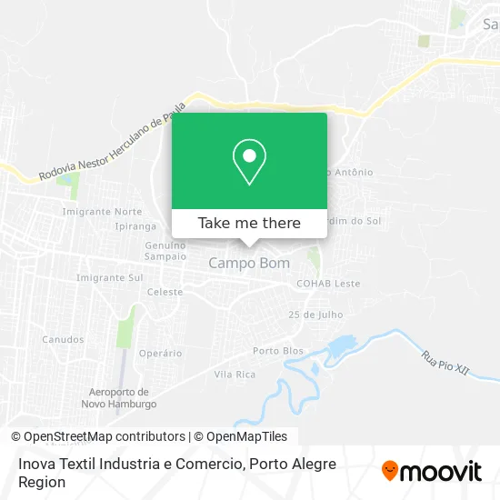 Inova Textil Industria e Comercio map