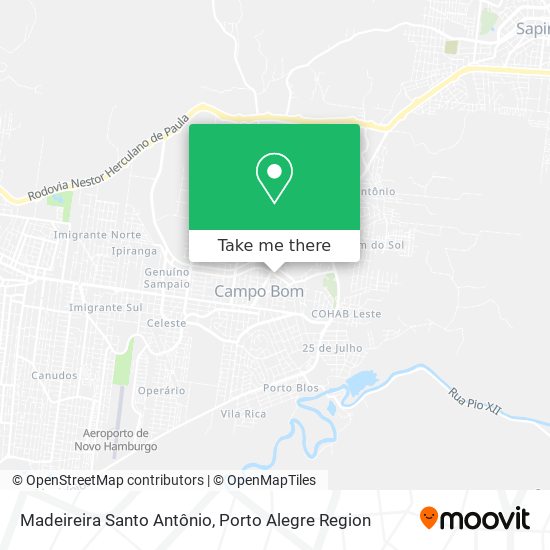 Madeireira Santo Antônio map