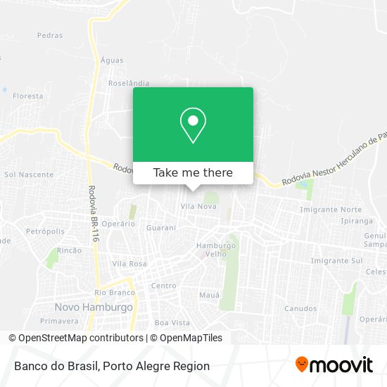 Banco do Brasil map
