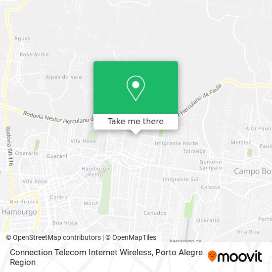 Connection Telecom Internet Wireless map