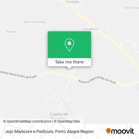 Jojo Manicure e Pedicure map