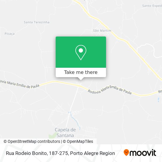 Rua Rodeio Bonito, 187-275 map