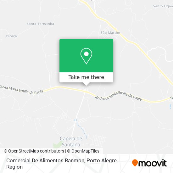 Comercial De Alimentos Ranmon map