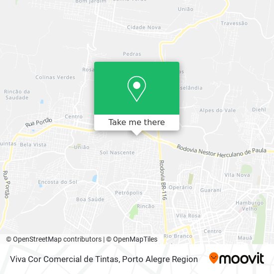 Viva Cor Comercial de Tintas map